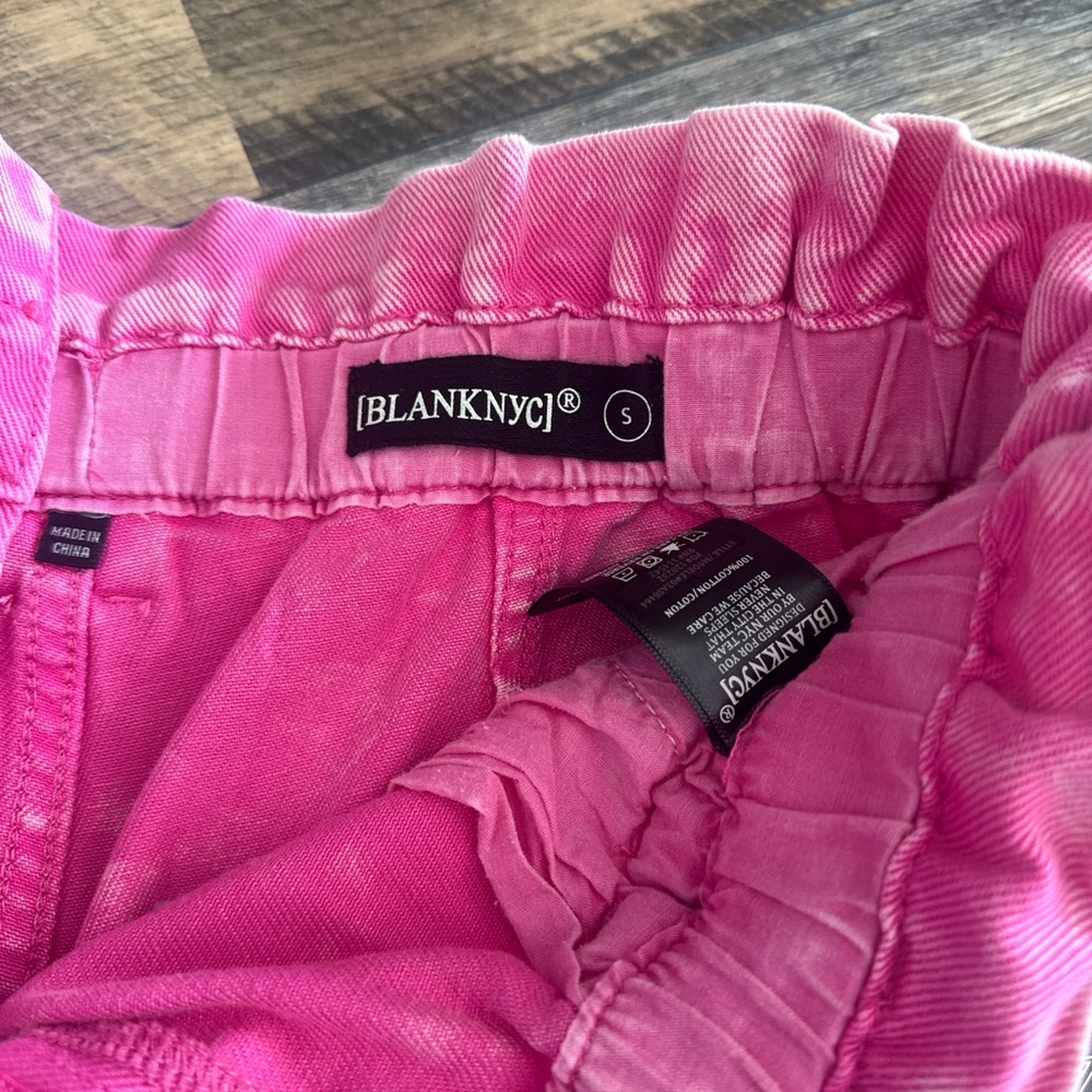 BLANK NYC | Small NWT Pink shorts with belt #tiedye - Picture 3 of 5